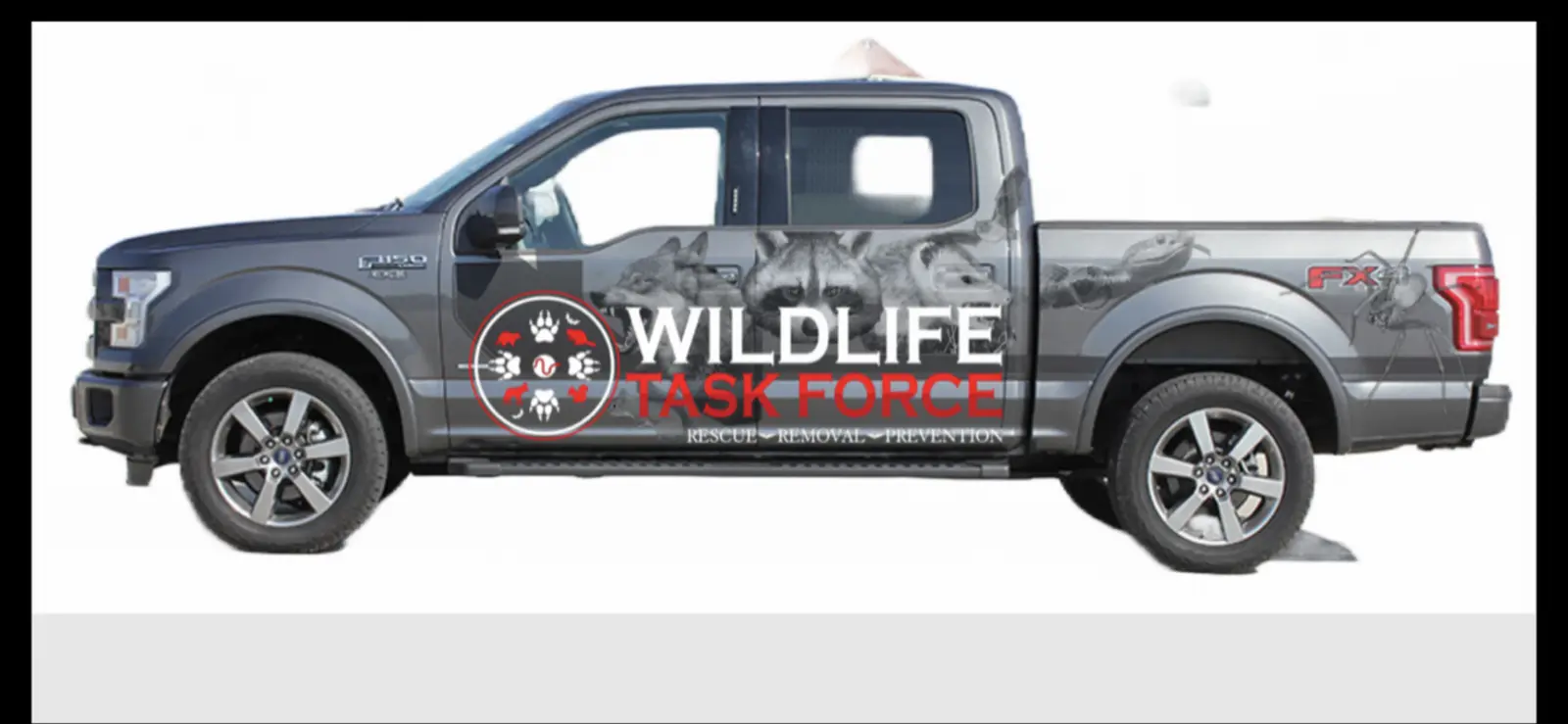 Wildlife Task Force branded response truck